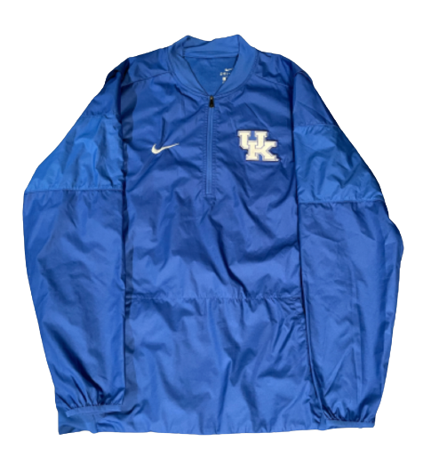 Terry Wilson Kentucky Football Team Issued Quarter-Zip Jacket (Size L)