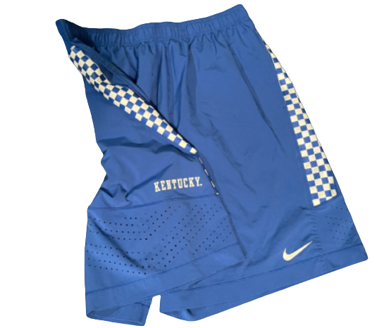 Terry Wilson Kentucky Football Team Issued Shorts (Size XXL)