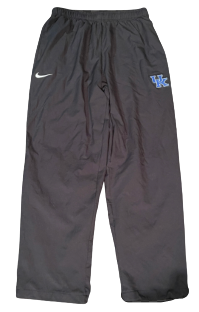 Terry Wilson Kentucky Football Team Issued Travel Sweatpants (Size XL)