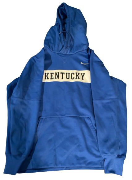 Terry Wilson Kentucky Football Team Issued Sweatshirt (Size L)