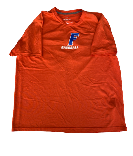 Jack Leftwich Florida Baseball Team Exclusive Practice Shirt with 