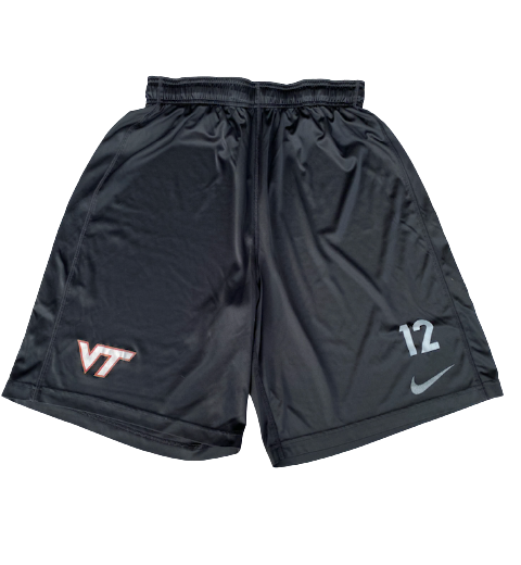 Jermaine Waller Virginia Tech Football Exclusive Shorts with 