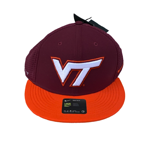 Jermaine Waller Virginia Tech Football Team Issued Hat