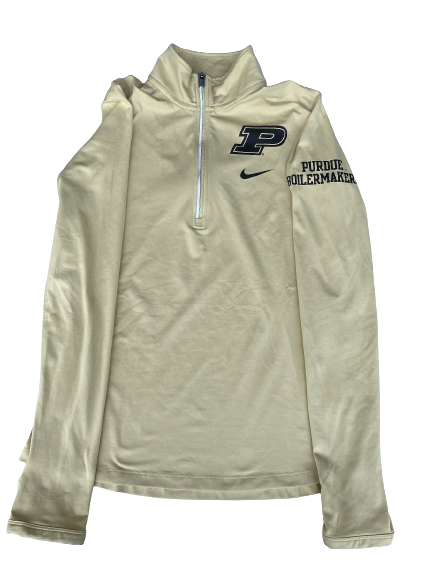 Grace Cleveland Purdue Volleyball Team Issued Quarter-Zip Pullover (Size Women&