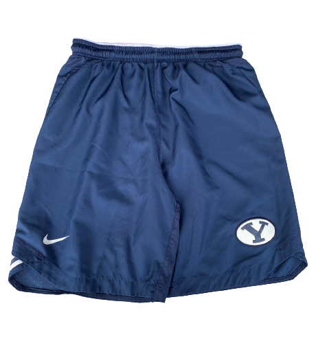 Kenzie Koerber BYU Volleyball Team Issued Workout Shorts (Size L)