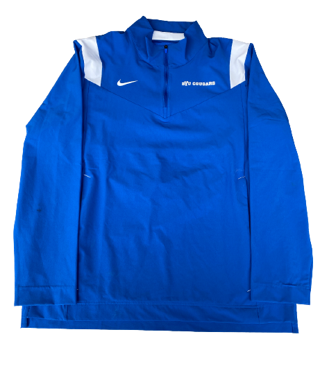 Kenzie Koerber BYU Volleyball Team Issued Quarter-Zip Jacket (Size L)