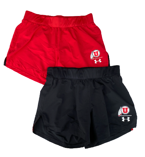 Kenzie Koerber Utah Volleyball Team Issued Set of (2) Shorts (Size M)