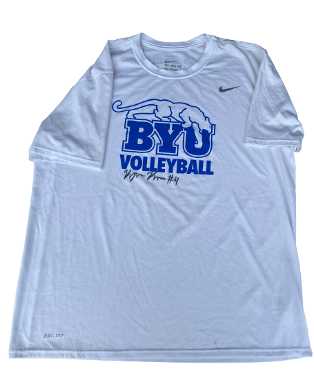 Kenzie Koerber BYU Volleyball SIGNED T-Shirt