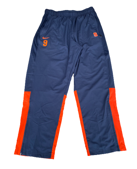 Kingsley Jonathan Syracuse Football Exclusive Sweatpants with Number (Size XXL)