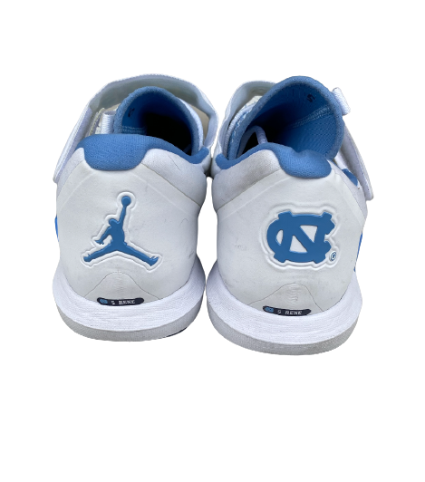Patrice Rene North Carolina Football Team Issued Jordan Shoes (Size 12.5)