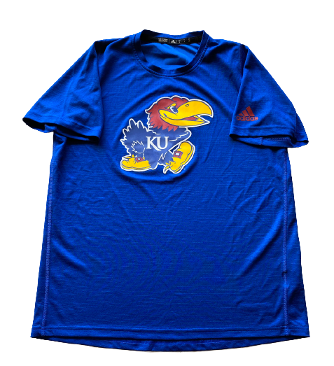 Liam Jones Kansas Football Team Issued T-Shirt (Size L)