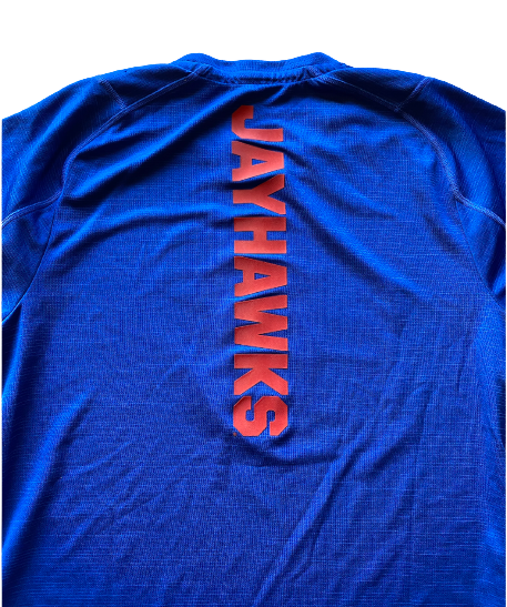 Liam Jones Kansas Football Team Issued T-Shirt (Size L)