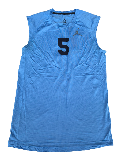 Patrice Rene North Carolina Football Team Issued Warm-Up Tank with Number (Size L)