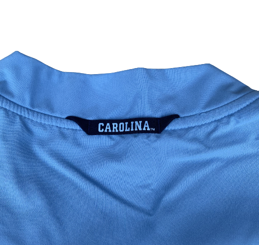 Patrice Rene North Carolina Football Team Issued Short-Sleeve Quarter Zip (Size XL)