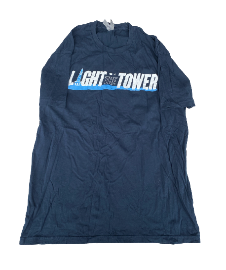 Patrice Rene North Carolina Football Player Exclusive "Light The Tower" Shirt (Size L)