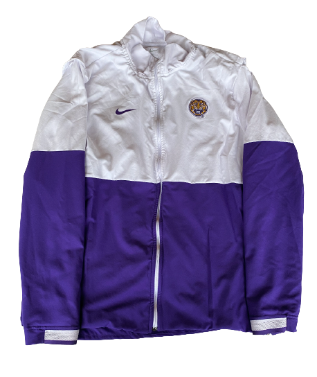 Andre Anthony LSU Football Team Issued Travel Jacket (Size L)