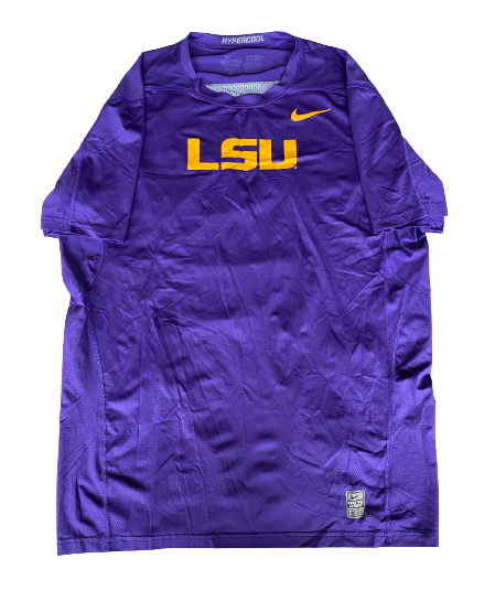 Andre Anthony LSU Football Exclusive Workout Shirt with Number on Back (Size XL)