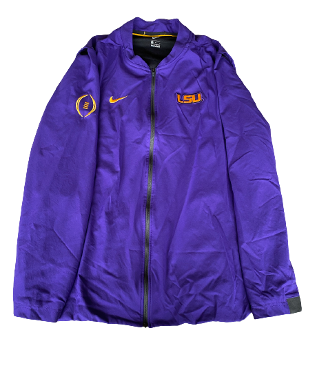 Andre Anthony LSU Football Player Exclusive College Football Playoff Jacket (Size XL)