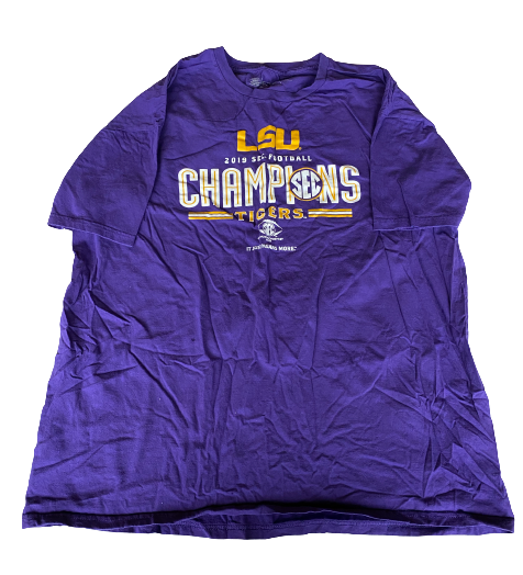 Andre Anthony LSU Football 2019 SEC Champions T-Shirt (Size XL)