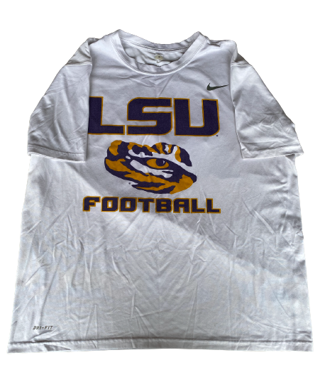 Andre Anthony LSU Football Exclusive Practice Shirt with Number on Back (Size XL)