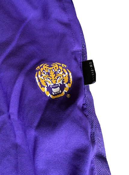 Andre Anthony LSU Football Team Issued Issued Sweatpants (Size XXL)