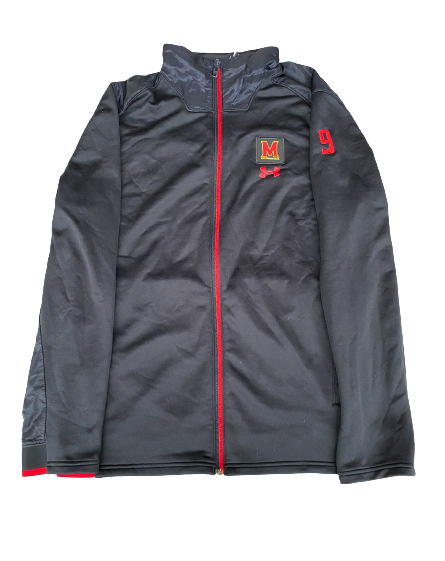 Chigoziem Okonkwo Maryland Football Team Exclusive Jacket with Number on Sleeve (Size XL)