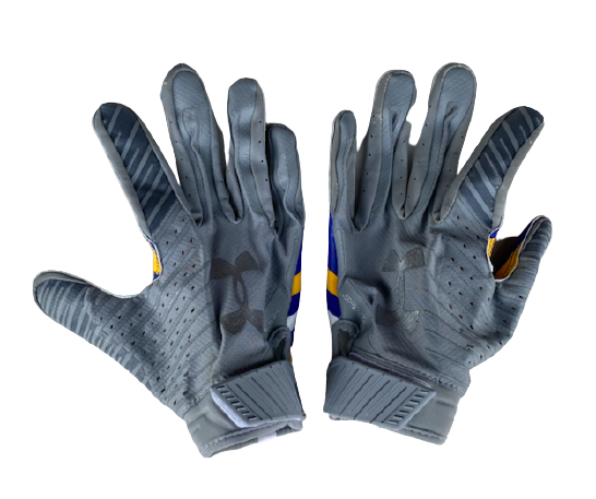 Joshua Drayden California Football Player Exclusive Retro Gloves (Size L)