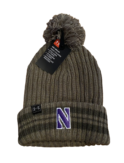 Kyric McGowan Northwestern Football Team Issued Beanie Hat