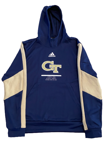 Kyric McGowan Georgia Tech Football Team Issued Sweatshirt (Size L)