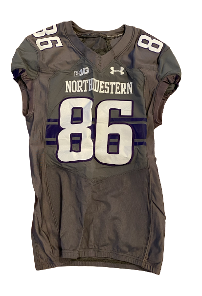 Kyric McGowan Northwestern Football Team Issued 2017 Game Jersey (Size 42)