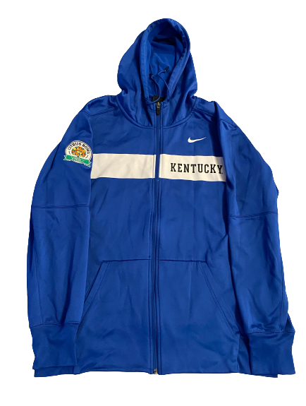 Grant McKinniss Kentucky Football Team Exclusive 2019 Citrus Bowl Travel Jacket (Size L)