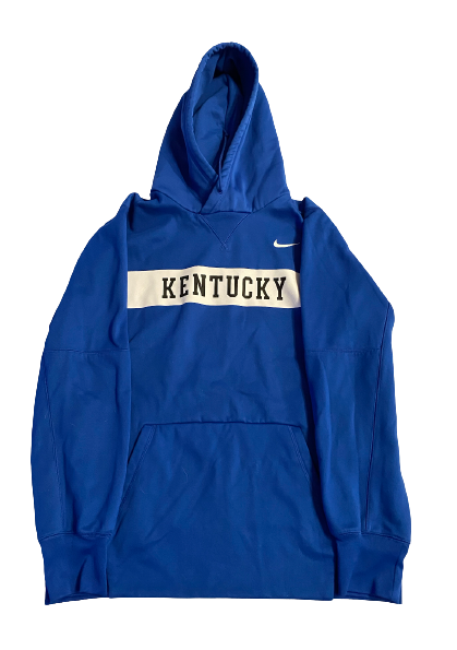 Grant McKinniss Kentucky Football Team Issued Sweatshirt (Size L)