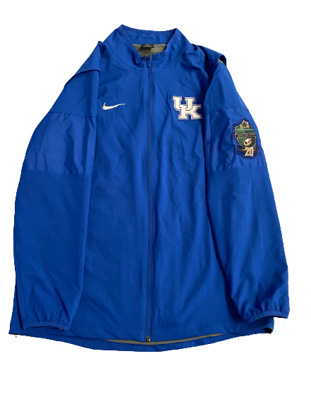Grant McKinniss Kentucky Football Team Exclusive 2017 Music City Bowl Travel Jacket (Size L)