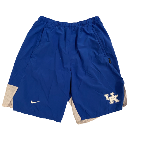 Grant McKinniss Kentucky Football Team Issued Workout Shorts (Size M)