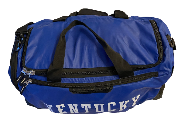 Grant McKinniss Kentucky Football Team Issued Travel Duffel Bag