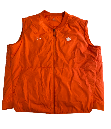 Jordan Williams Clemson Football Team Issued Vest (Size 3XL)
