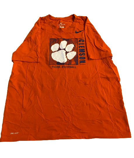 Jordan Williams Clemson Football Team Issued T-Shirt (Size 3XL)