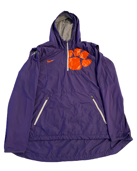 Jordan Williams Clemson Football Team Issued Windbreaker Jacket (Size 3XL)