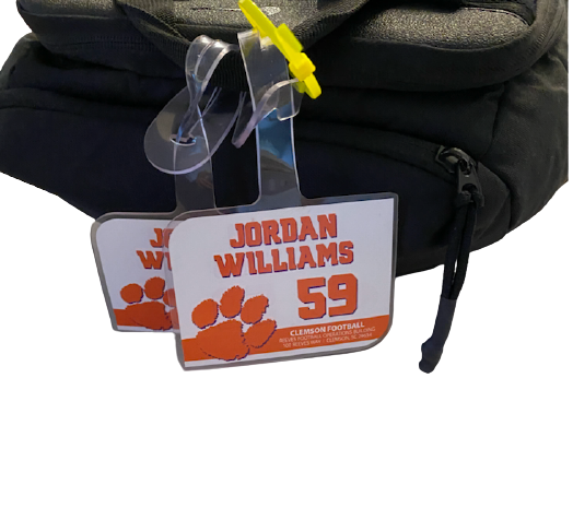 Jordan Williams Clemson Football Player Exclusive Nike Elite Backpack The Players Trunk