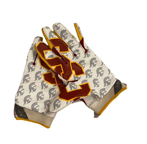 Samuel Oram-Jones USC Player Exclusive Football Gloves (Size L)