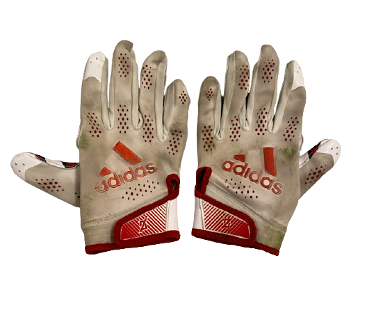 Patrice Rene Rutgers Player Exclusive Football Gloves (Size L)