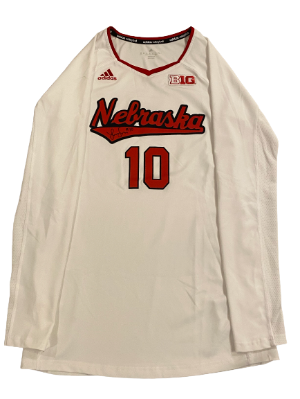 Lexi Sun Nebraska Volleyball SIGNED Game Worn 