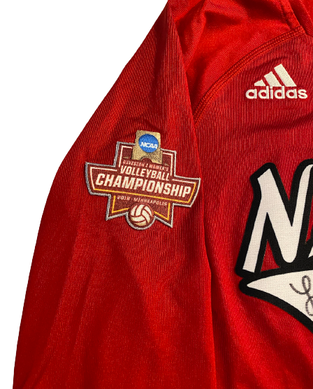 Lexi Sun Nebraska Volleyball SIGNED Game Worn 2018 NCAA Tournament Semi-Finals Jersey (Size MT)