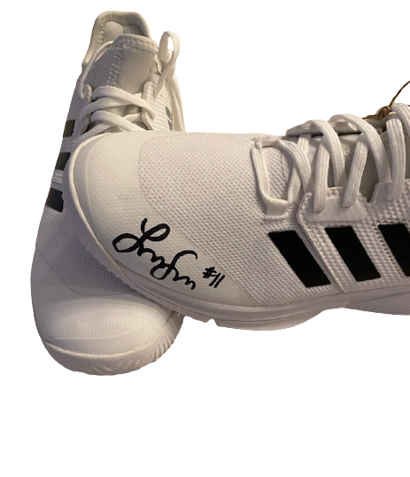 Lexi Sun Nebraska Volleyball SIGNED Team Issued Adidas Shoes (Size 10.5)