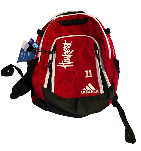 Lexi Sun Nebraska Volleyball SIGNED Player Exclusive Travel Backpack with 