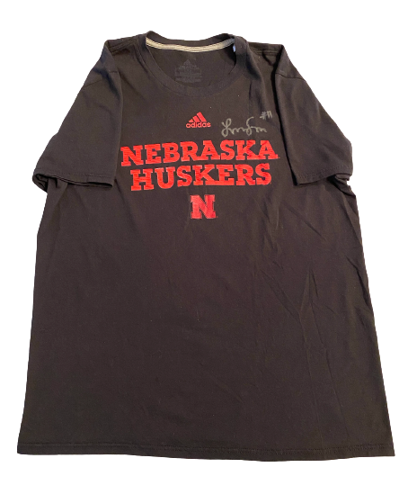 Lexi Sun Nebraska Volleyball SIGNED "NEBRASKA HUSKERS" Practice Shirt (Size L)