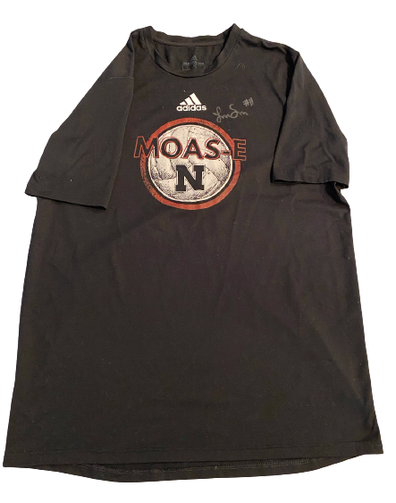 Lexi Sun Nebraska Volleyball SIGNED Player Exclusive "MOAS-E" Practice Shirt (Size LT)