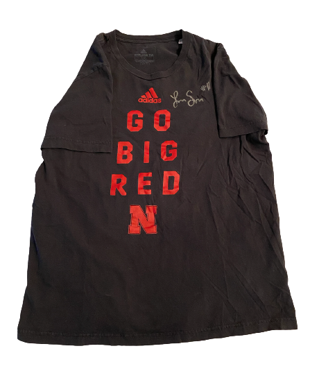 Lexi Sun Nebraska Volleyball SIGNED "GO BIG RED" Practice Shirt (Size L)