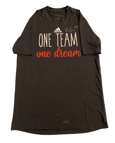 Lexi Sun Nebraska Volleyball SIGNED "One Team One Dream" Practice Shirt (Size MT)