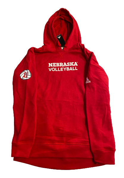 Lexi Sun Nebraska Volleyball Team Exclusive Sweatshirt with Number on Sleeve (Size XL)